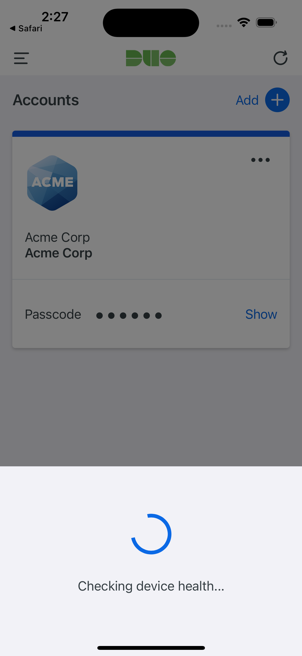iOS Trusted Endpoint Verification - Step 2