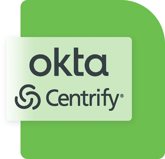 An image of Centrify and Okta company logos