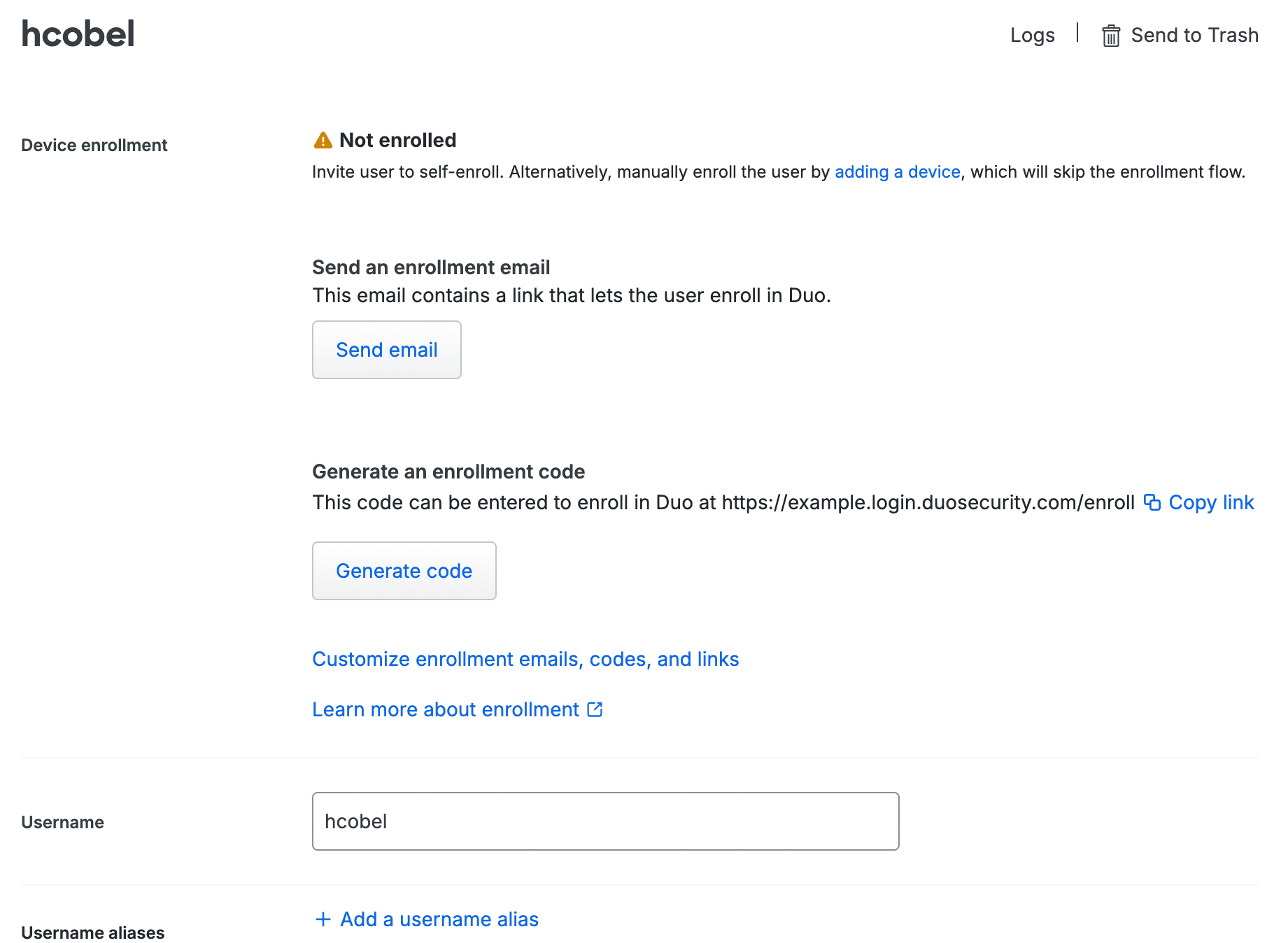 New User Device Enrollment