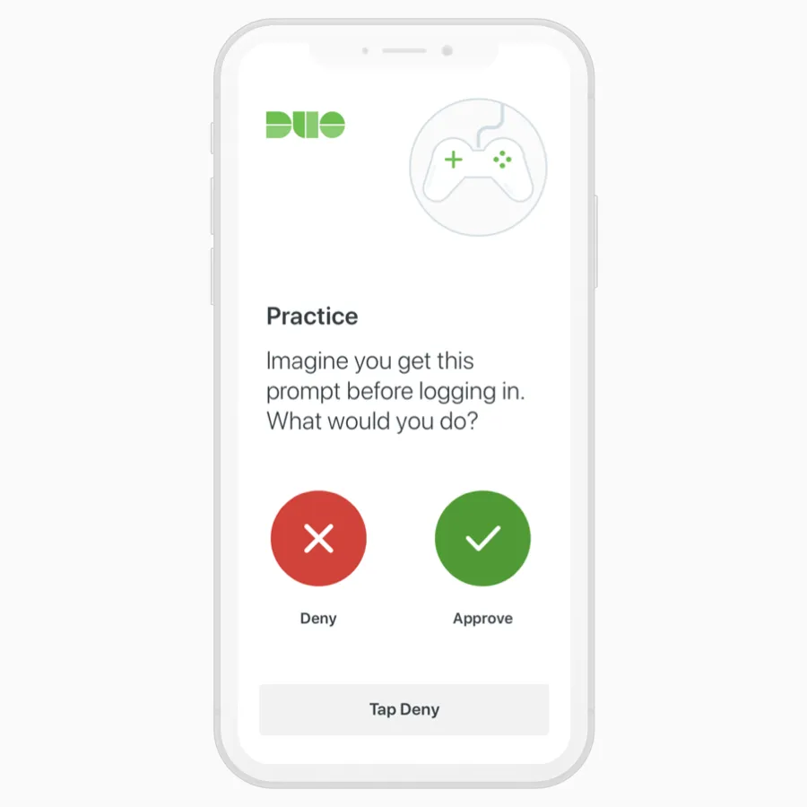 Image of Duo push verification